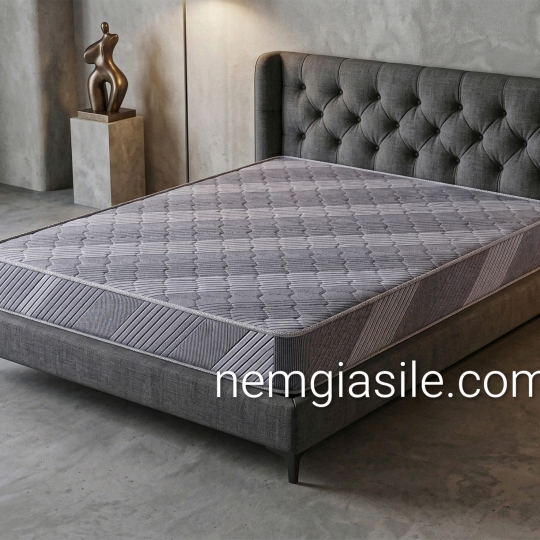 Nệm cao su tổng hợp chần gấm cao cấp