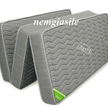 Nệm cao su gấm lạnh cao cấp Tatana - dạng gấp