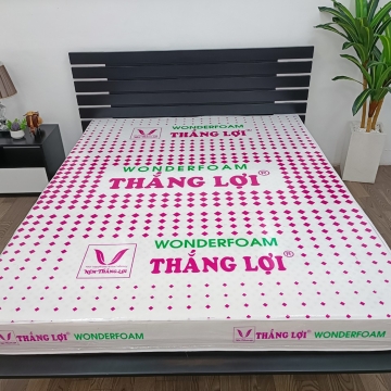 Nệm cao su non cao cấp WonderFoam Thắng Lợi dạng thẳng