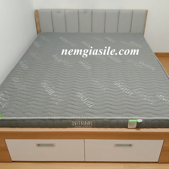 Nệm cao su gấm lạnh cao cấp Tatana - dạng thẳng
