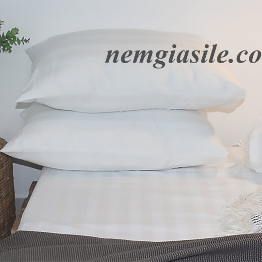 Ga khách sạn cao cấp trắng sọc 3p