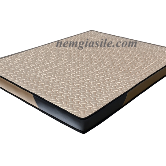 Nệm cao su ép tổng hợp Kim Cương (Vải satin lụa)