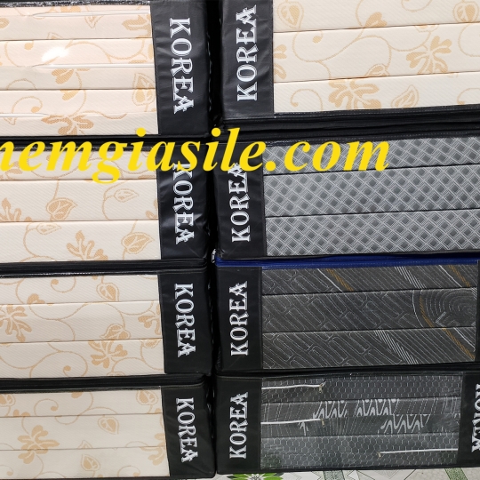 Nệm bông ép cứng áo gấm Korea