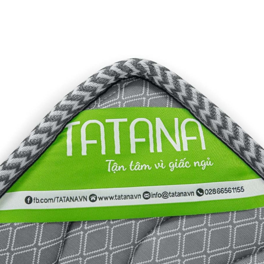 Nệm cao su gấm lạnh cao cấp Tatana - dạng gấp