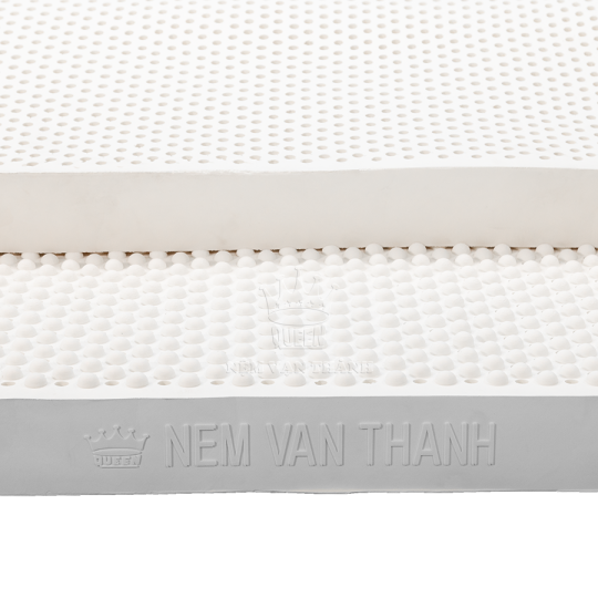 Nệm cao su 2 mặt lỗ Unique Plus Vạn Thành