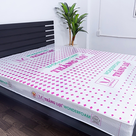Nệm cao su non cao cấp WonderFoam Thắng Lợi dạng thẳng